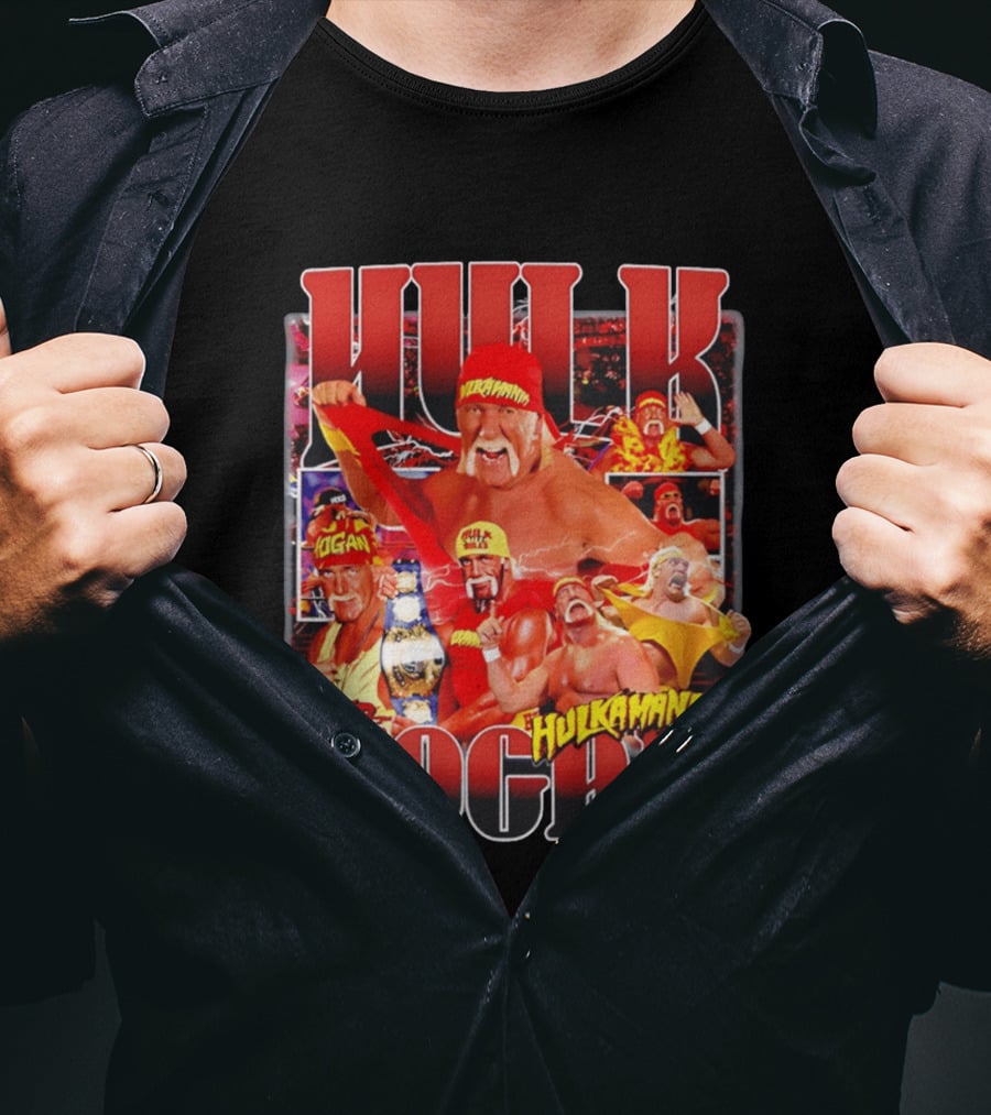Hulk Hogan Hulkamania Memorial RIP Iconic Wrestling Legend T-Shirt