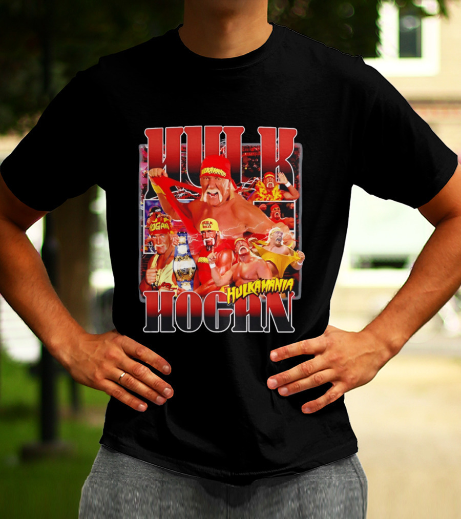 Hulk Hogan Hulkamania Memorial RIP Iconic Wrestling Legend T-Shirt