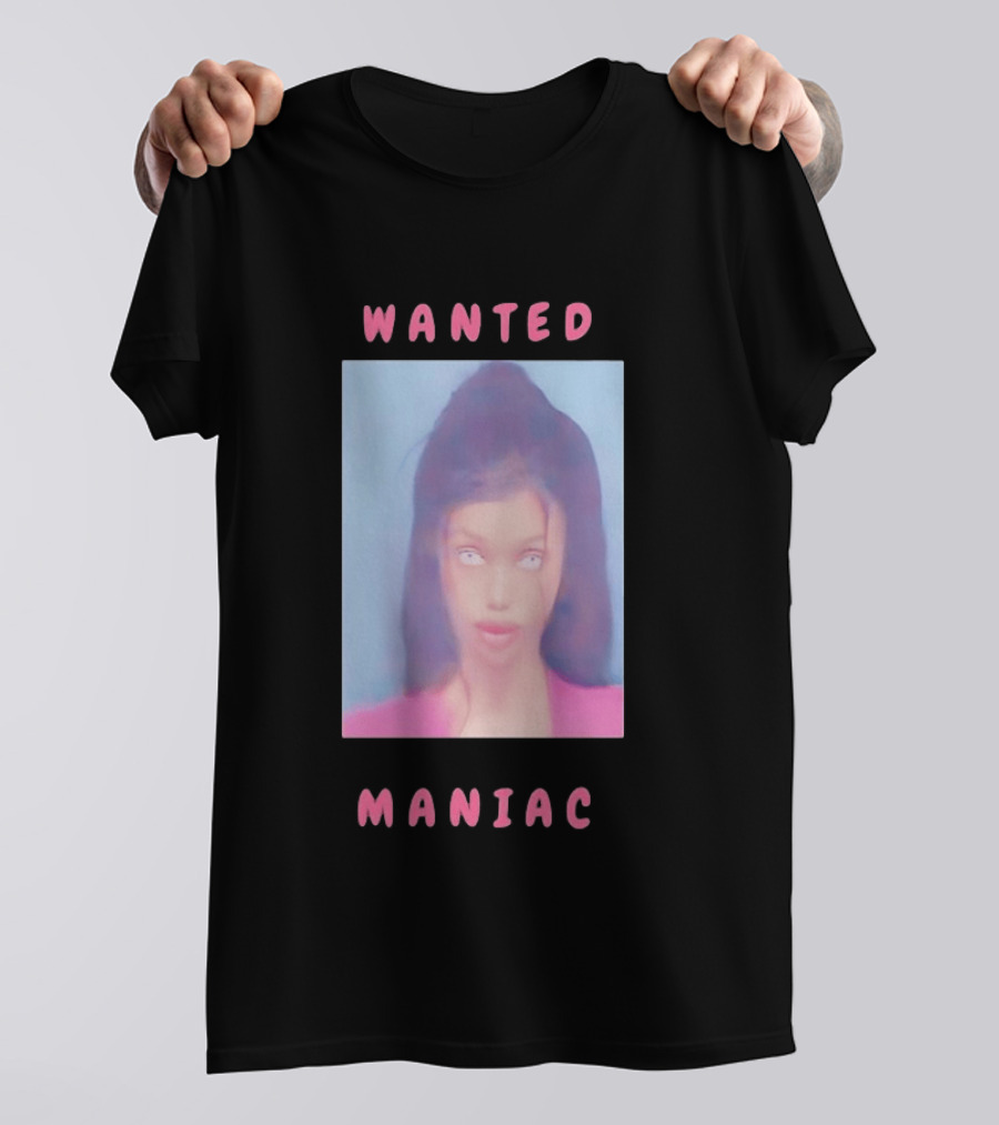 Wanted Maniac 2026 Surreal Doll Aesthetic With Glowing Eyes T-Shirt
