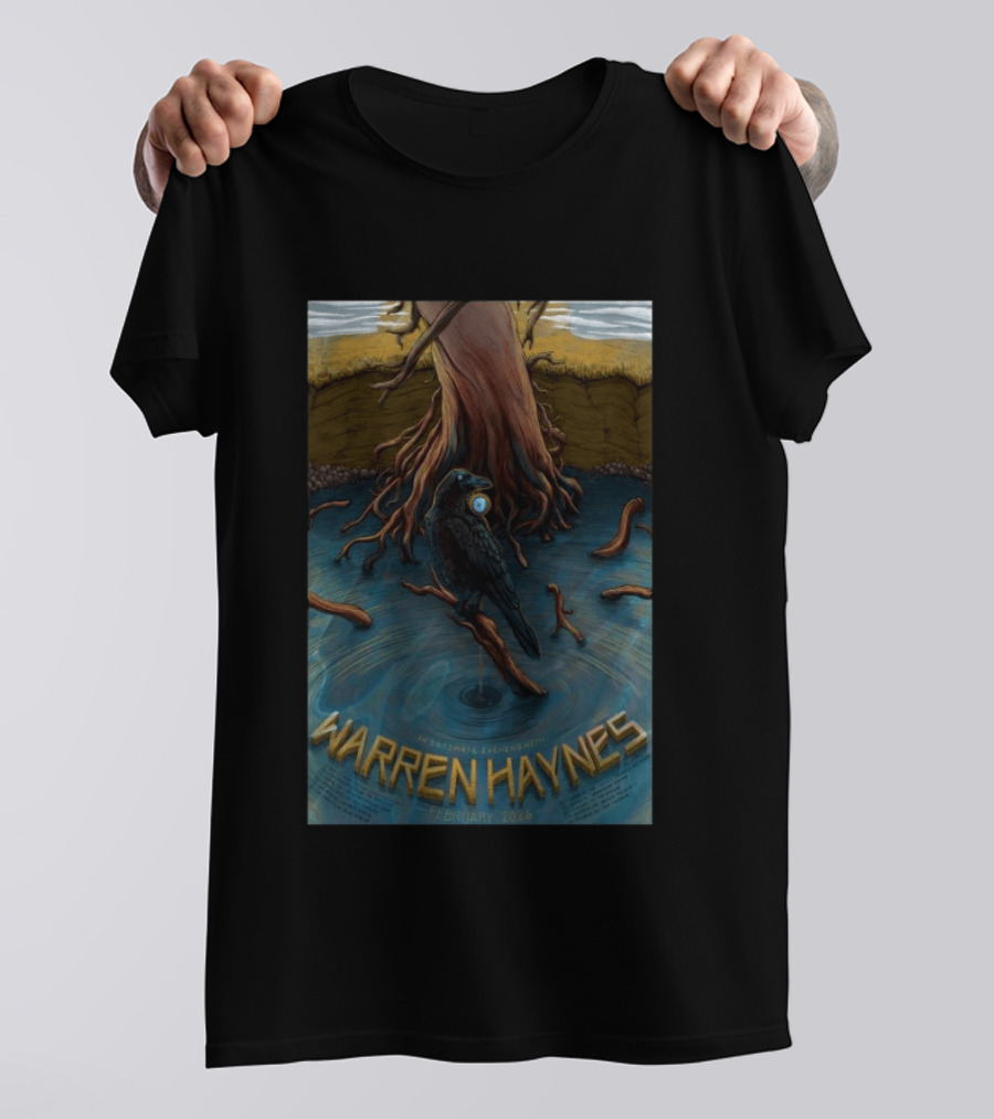 Warren Haynes An Intimate Evening February 2026 Raven And Tree Roots T-Shirt