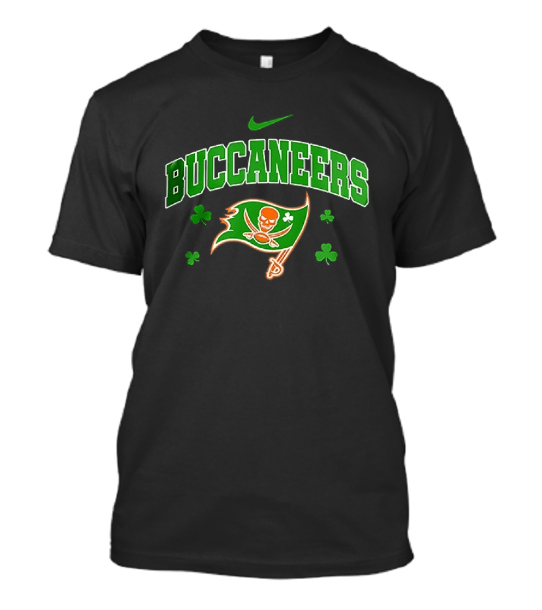 Tampa Bay Buccaneers Irish Green Clover Nike T-Shirt