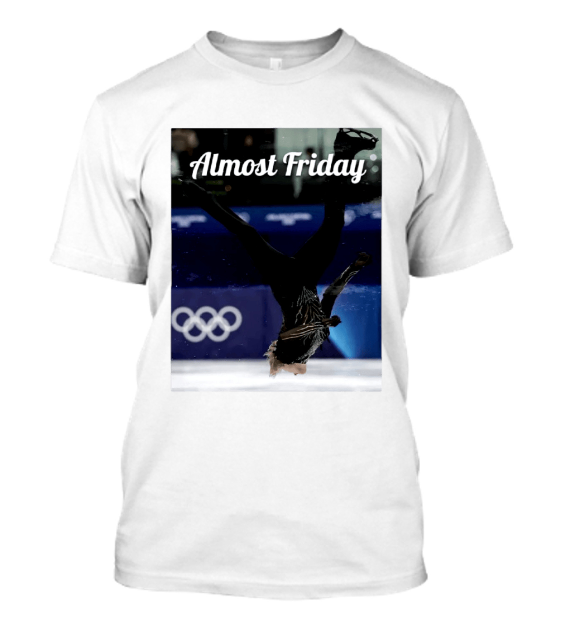 Almost Friday Skating Backflip Olympics Iconic Moment T-Shirt