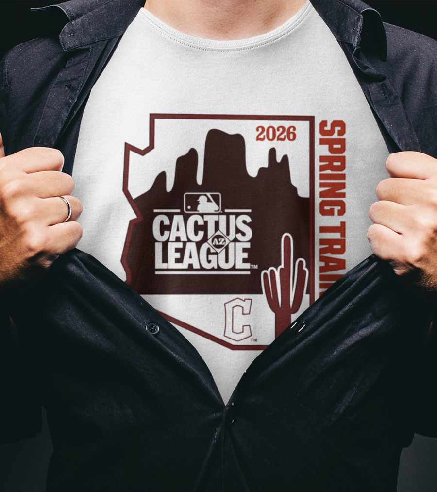 Cleveland Guardians 2026 Cactus League Arizona Spring Training T-Shirt