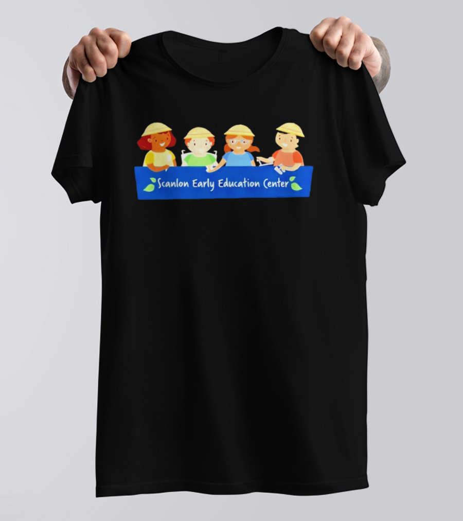 Scanlon Early Education Center Children With Sun Hats T-Shirt