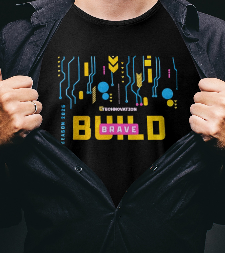 Technovation Girls Season 2026 Build Brave T-Shirt