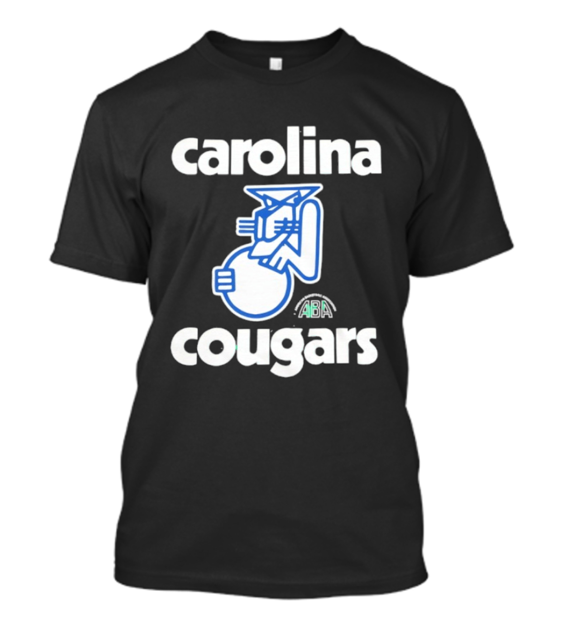 Carolina Cougars ABA Retro Basketball Team T-Shirt