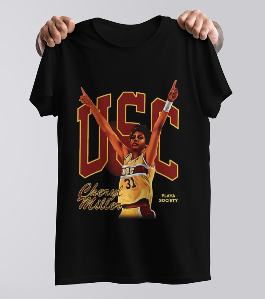 USC Cheryl Miller 31 Basketball Legend T-Shirt