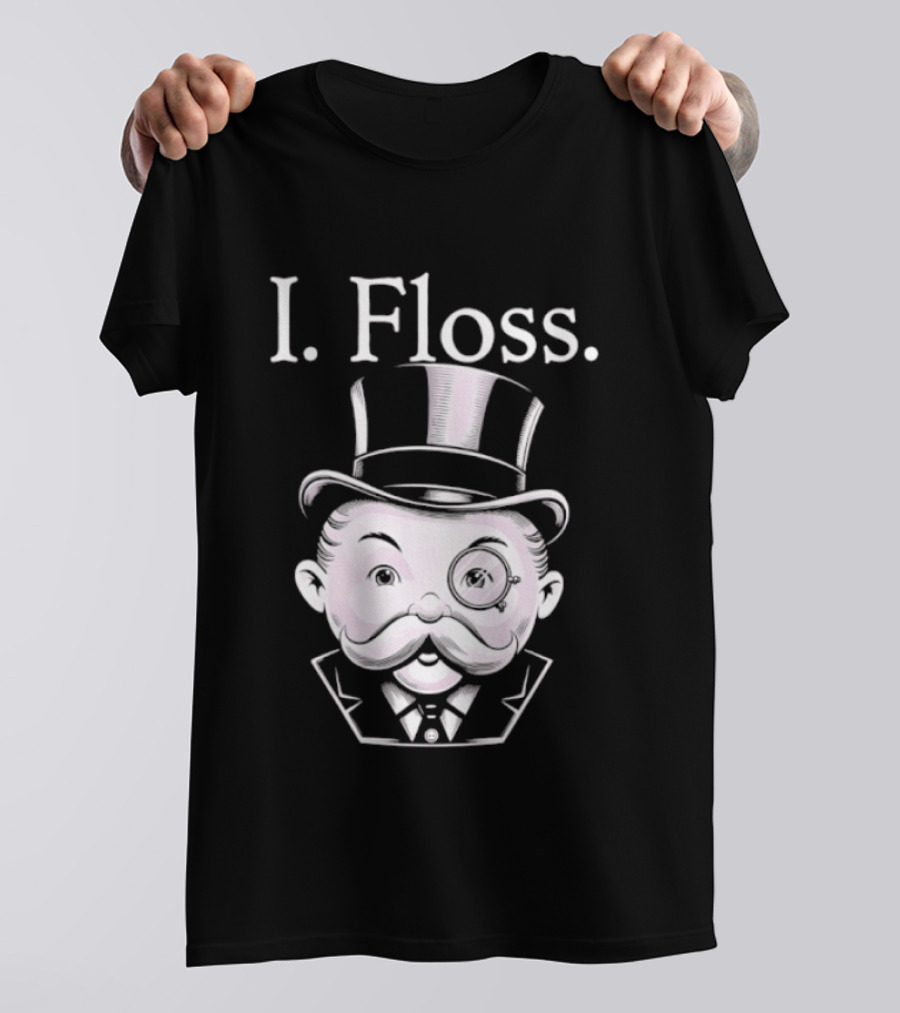 Rich Uncle Pennybags I Floss Iconic Monopoly T-Shirt