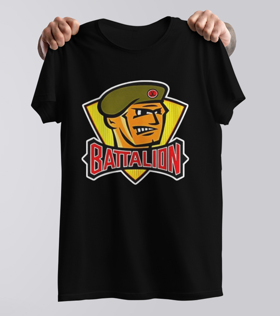 North Bay Battalion Hockey Military Emblem Inclusion Night T-Shirt