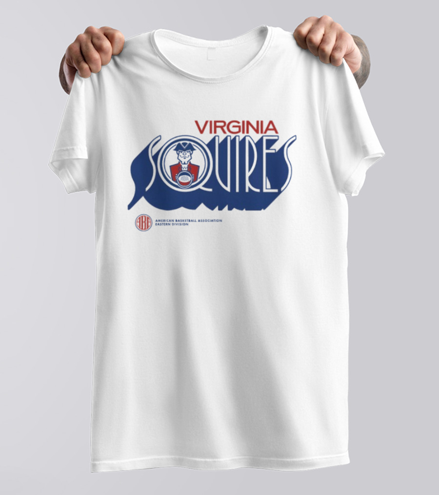Virginia Squires Retro Wordmark American Basketball Association T-Shirt