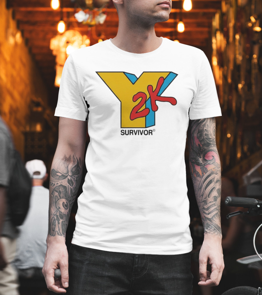 Y2K Survivor Retro 2000s Nostalgia Fashion Trend T-Shirt