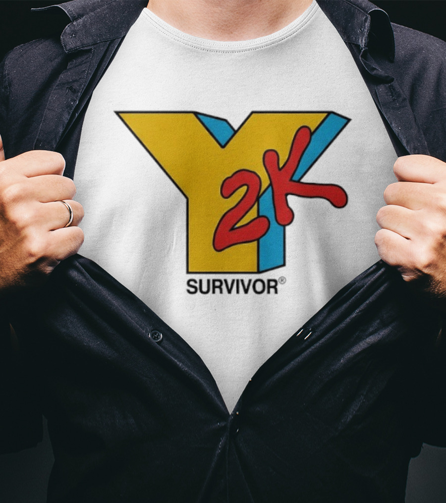 Y2K Survivor Retro 2000s Nostalgia Fashion Trend T-Shirt