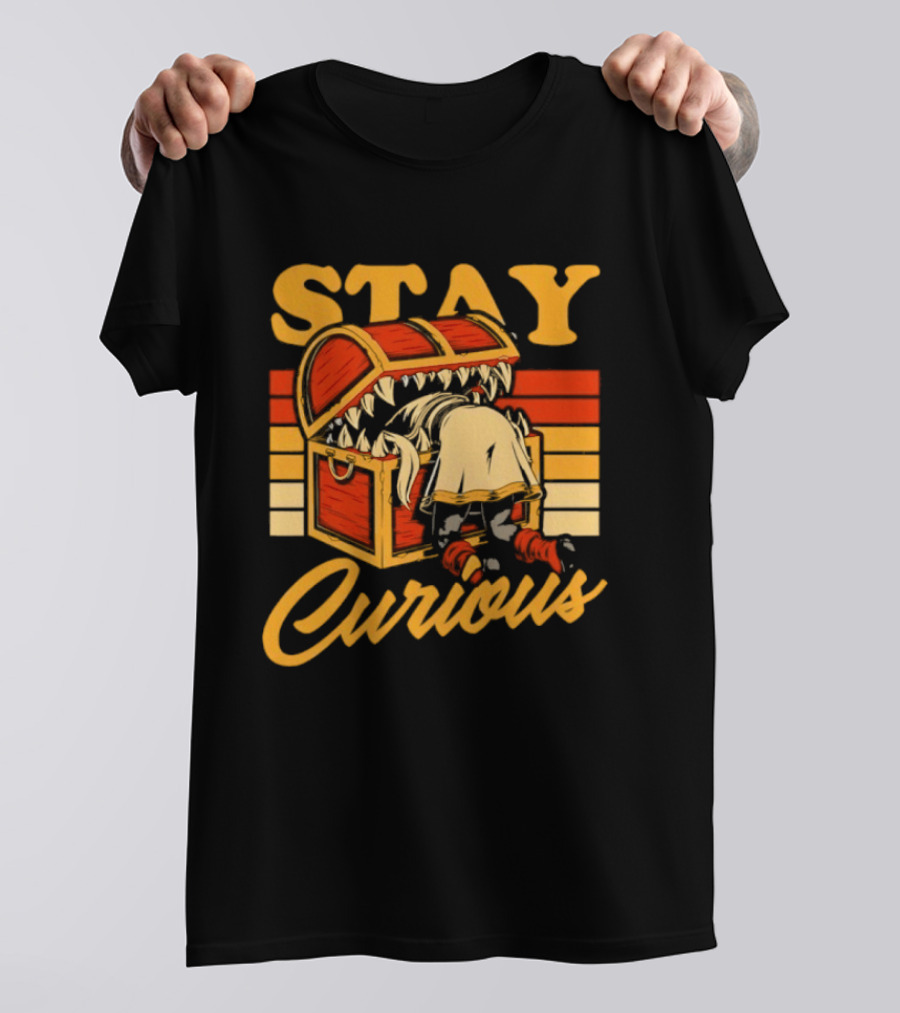 Stay Curious Elf Anime Treasure T-Shirt