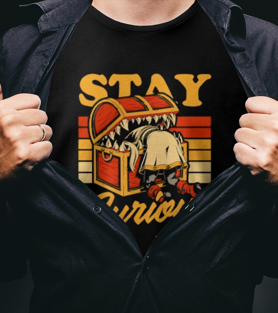 Stay Curious Elf Anime Treasure T-Shirt