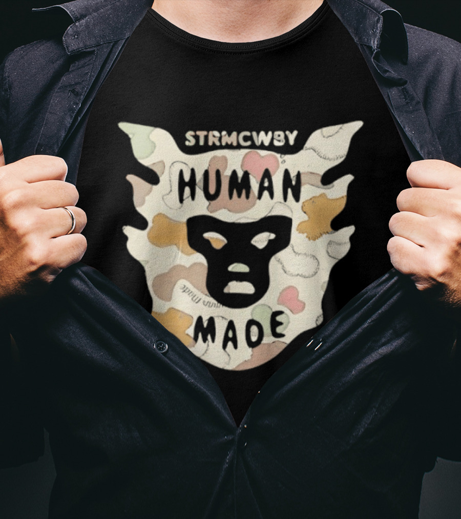Strmcwby Human Made Camouflage Face T-Shirt