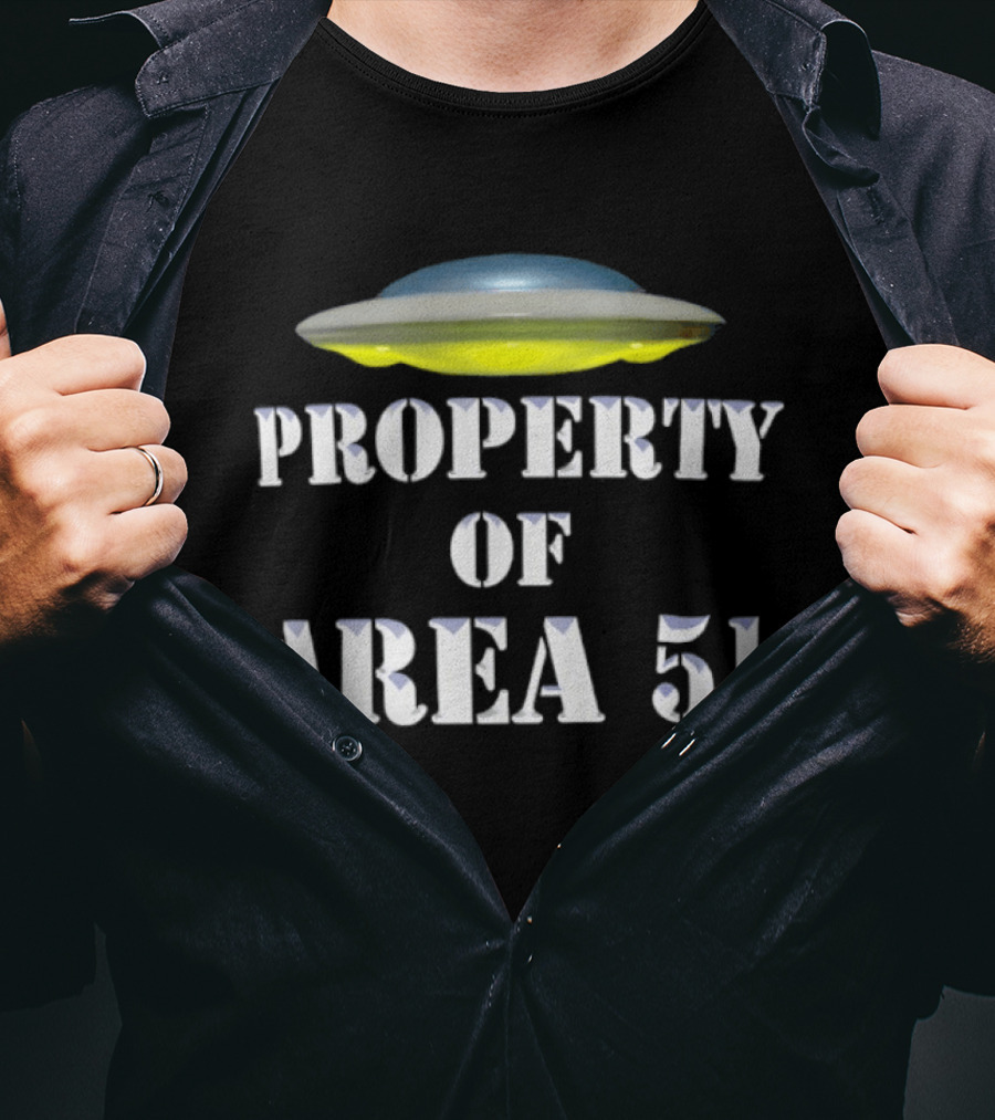 Property Of Area 51 Ufo T-Shirt