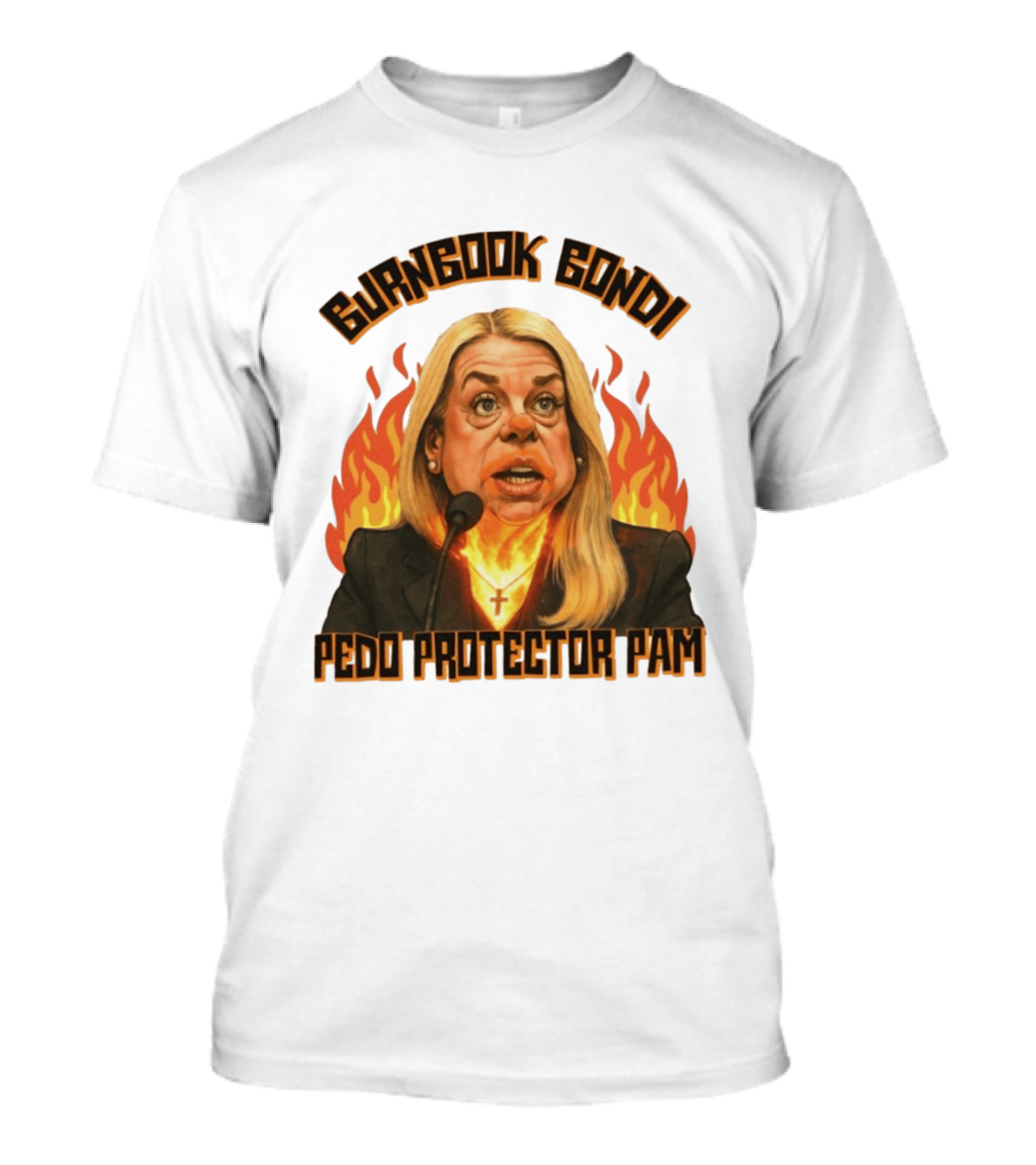 Burnbook Bondi Pedo Protector Pam Flame T-Shirt