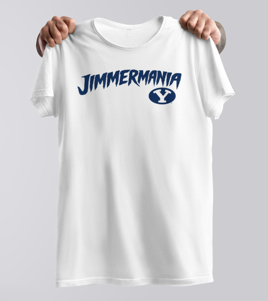 BYU Basketball Jimmermania 32 Jimmer Fredette Y T-Shirt