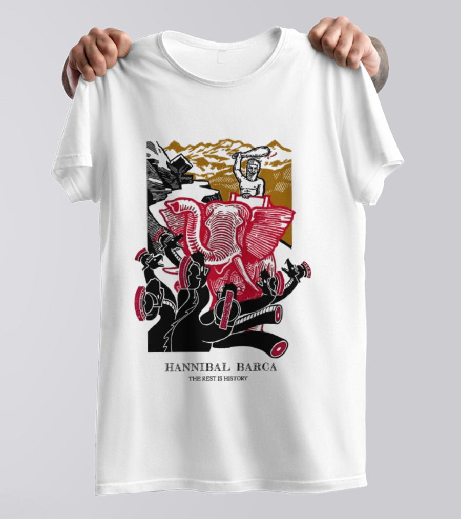 Hannibal Barca The Rest Is History Elephants And Soldiers Historical T-Shirt