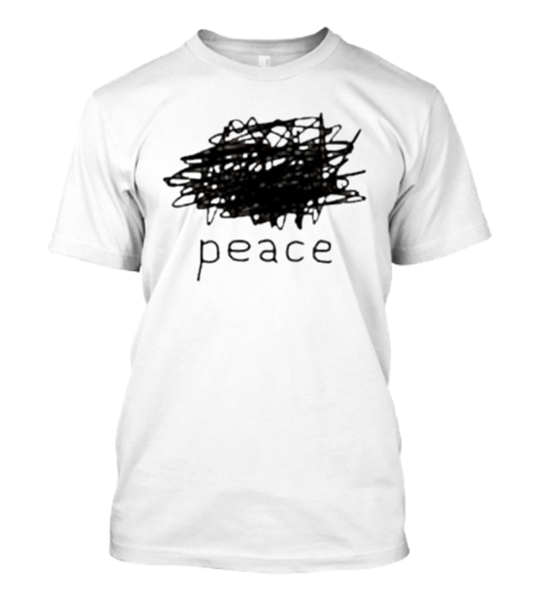 Peace Graffiti Scribble T-Shirt