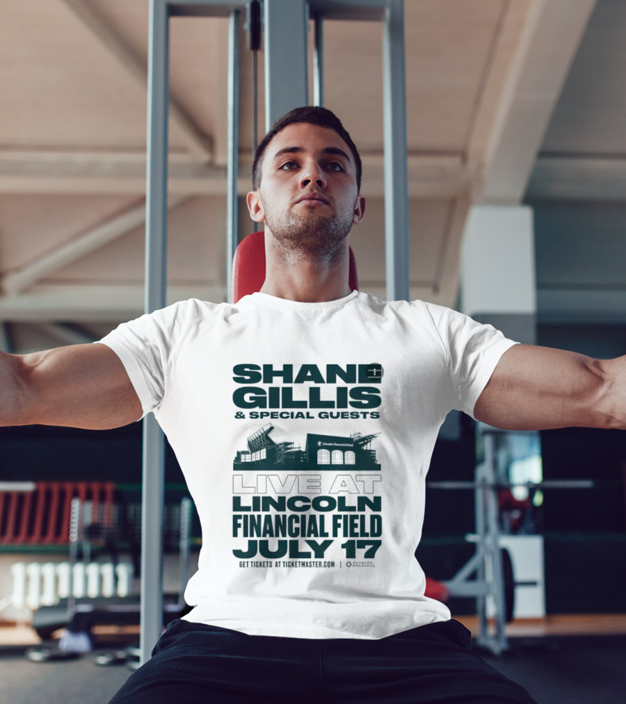 Shane Gillis And Special Guests Live At Lincoln Financial Field July 17 Event Promotion T-Shirt