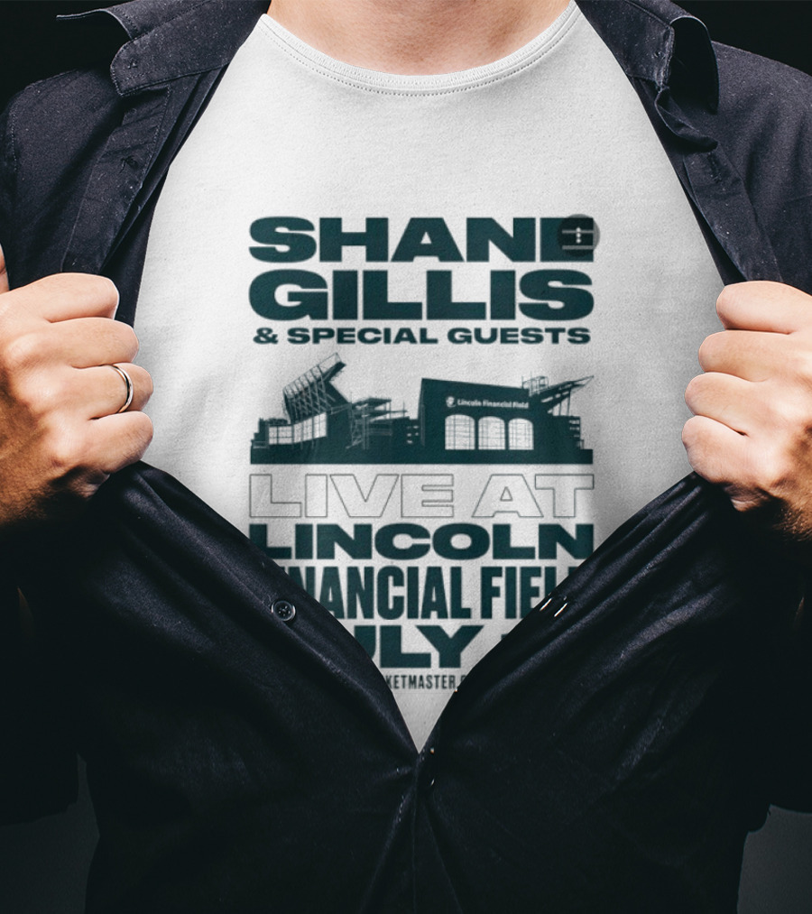 Shane Gillis And Special Guests Live At Lincoln Financial Field July 17 Event Promotion T-Shirt