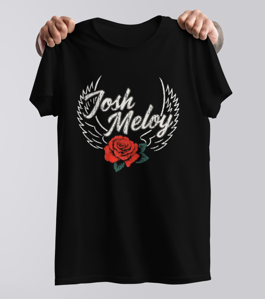 Josh Meloy Wings And Rose T-Shirt