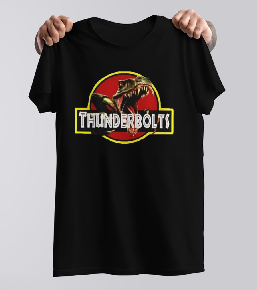 Thunderbolts Dinosaur Emblem Jurassic T-Shirt