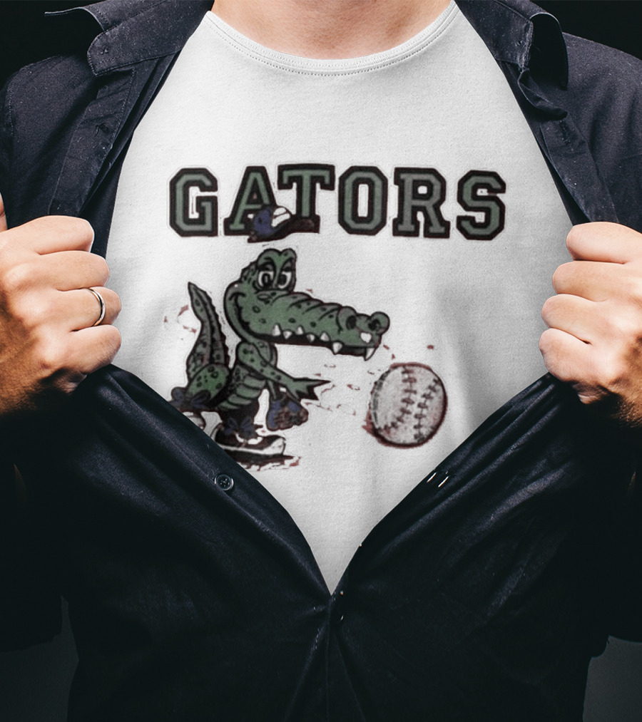 Florida Gators Basketball Mascot Image T-Shirt