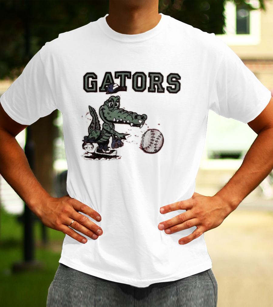 Florida Gators Basketball Mascot Image T-Shirt