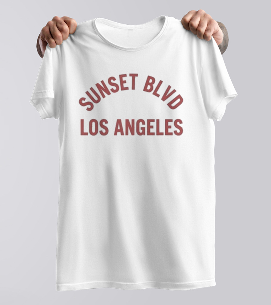 High Potential Morgan Sunset BLVD Los Angeles T-Shirt