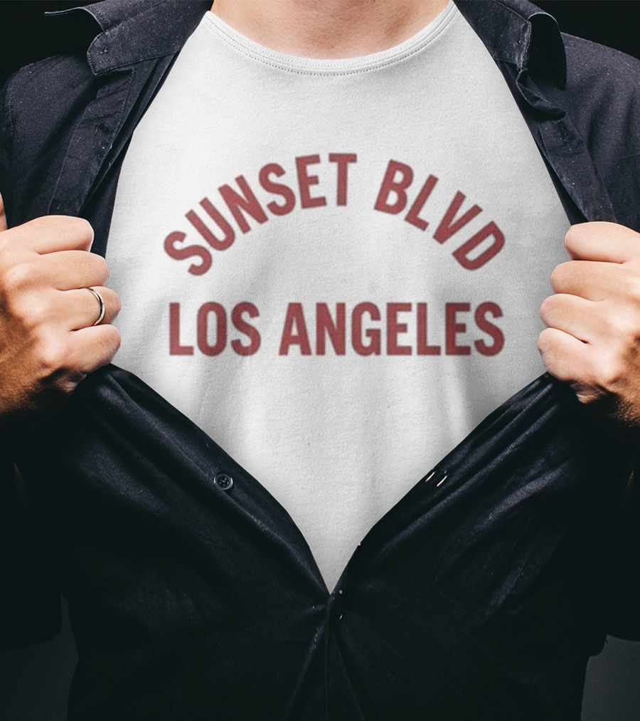 High Potential Morgan Sunset BLVD Los Angeles T-Shirt