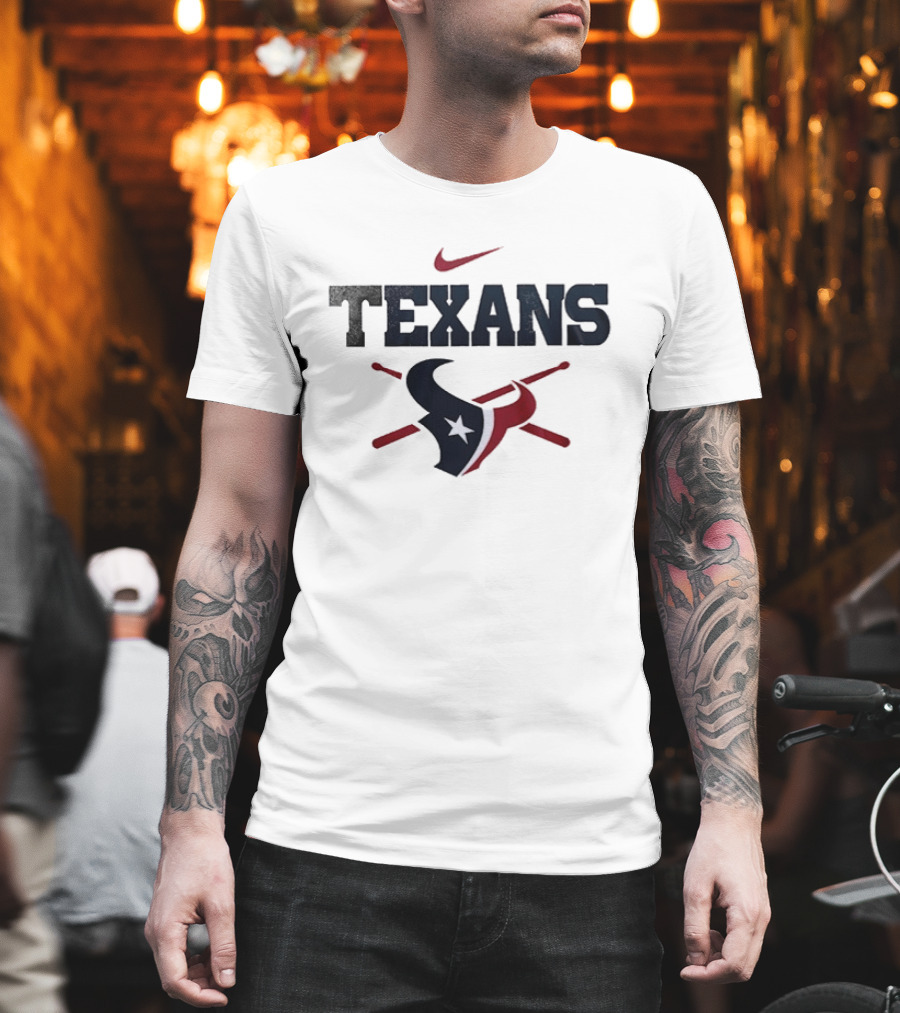 Nike Texans Drummer Houston Football Fan T-Shirt