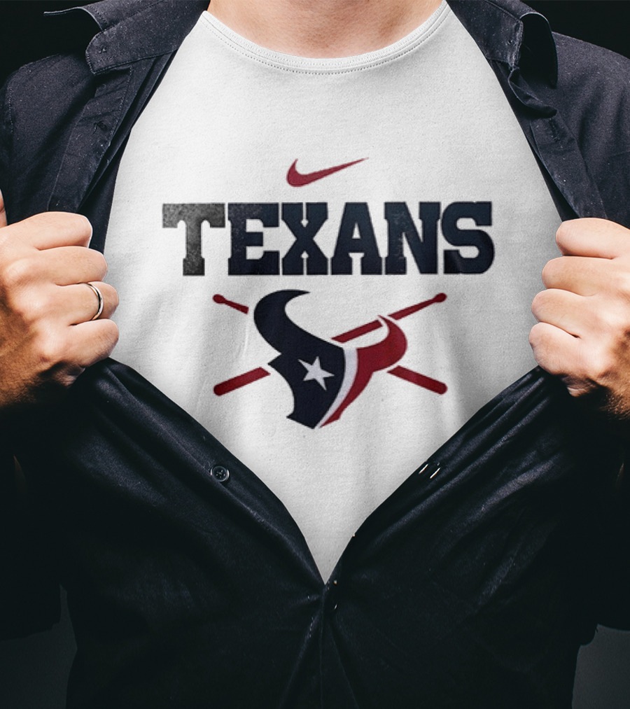 Nike Texans Drummer Houston Football Fan T-Shirt