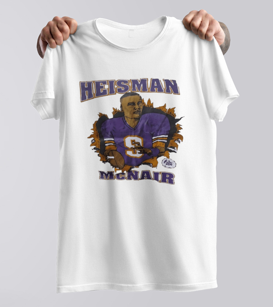 HEISMAN MCNAIR Purple Jersey Football T-Shirt