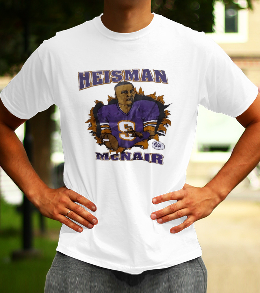 HEISMAN MCNAIR Purple Jersey Football T-Shirt