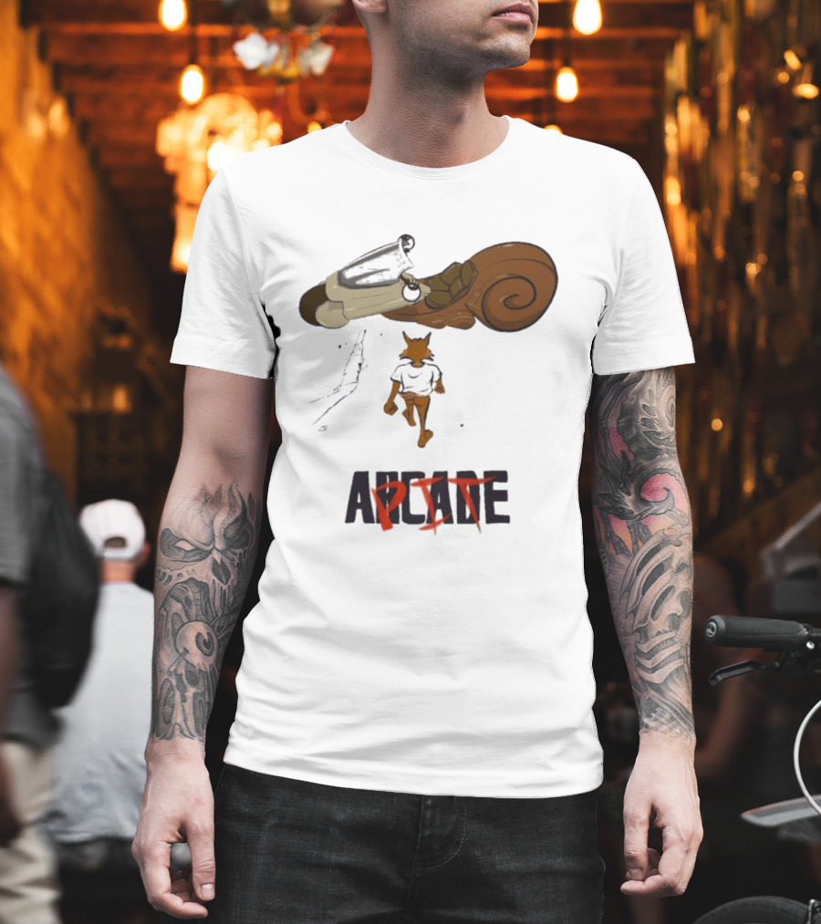 Smight Akira Arcade Pit Retro Futuristic Motorcycle Adventure T-Shirt