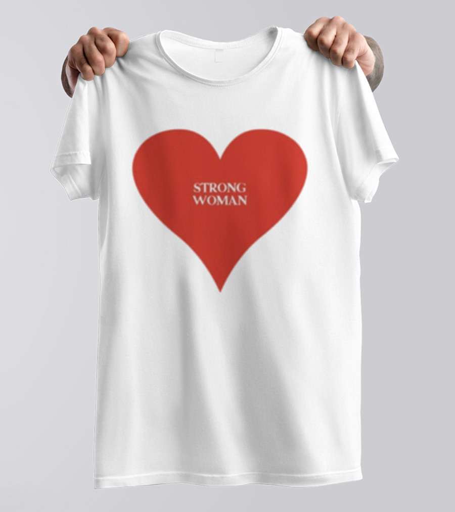 Strong Woman Heart Gemma Johnson Neighborhood Empowerment T-Shirt
