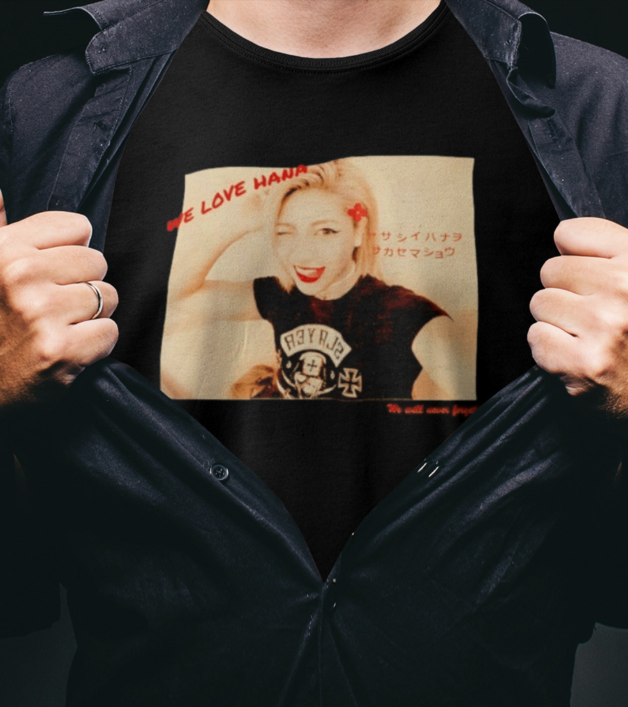 We Love Hana Kimura Punk Style Photo T-Shirt