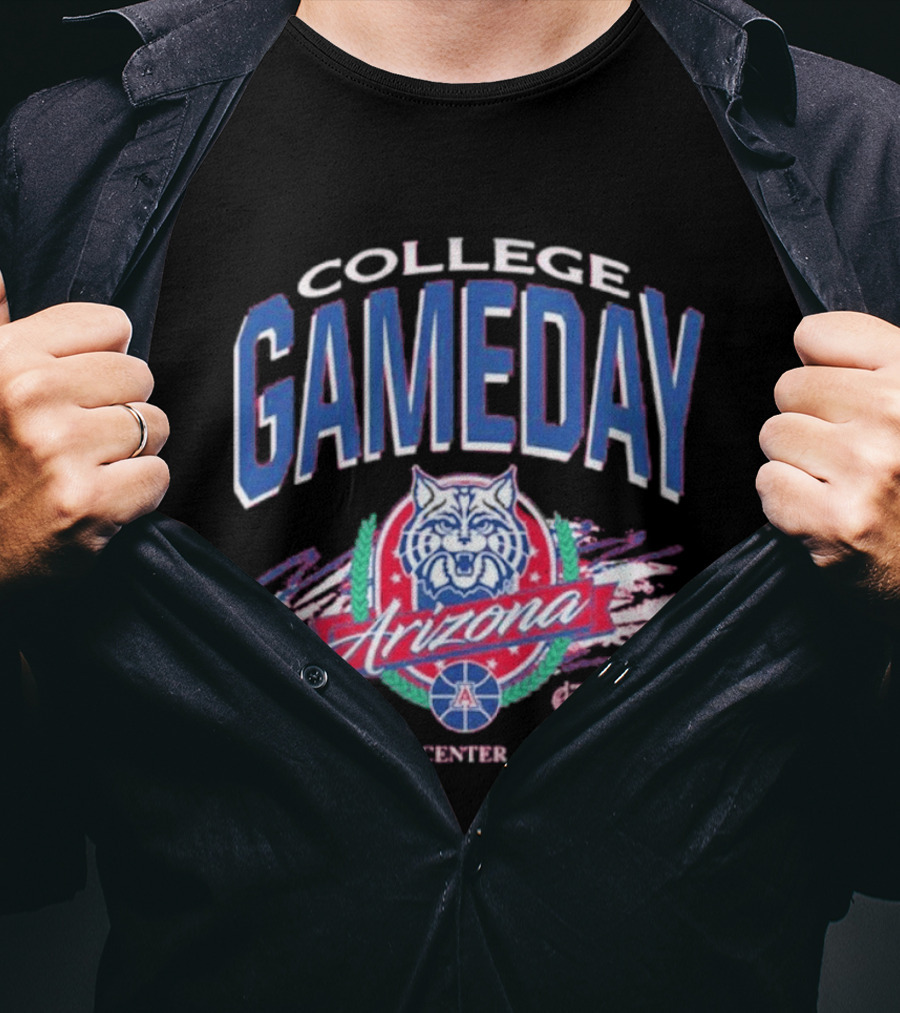 Arizona College Gameday Wildcats McKale Center Tucson AZ T-Shirt