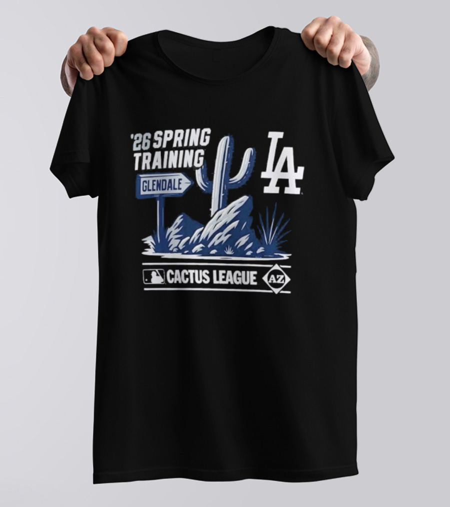 Los Angeles Dodgers 2026 Spring Training Glendale Cactus League MLB T-Shirt