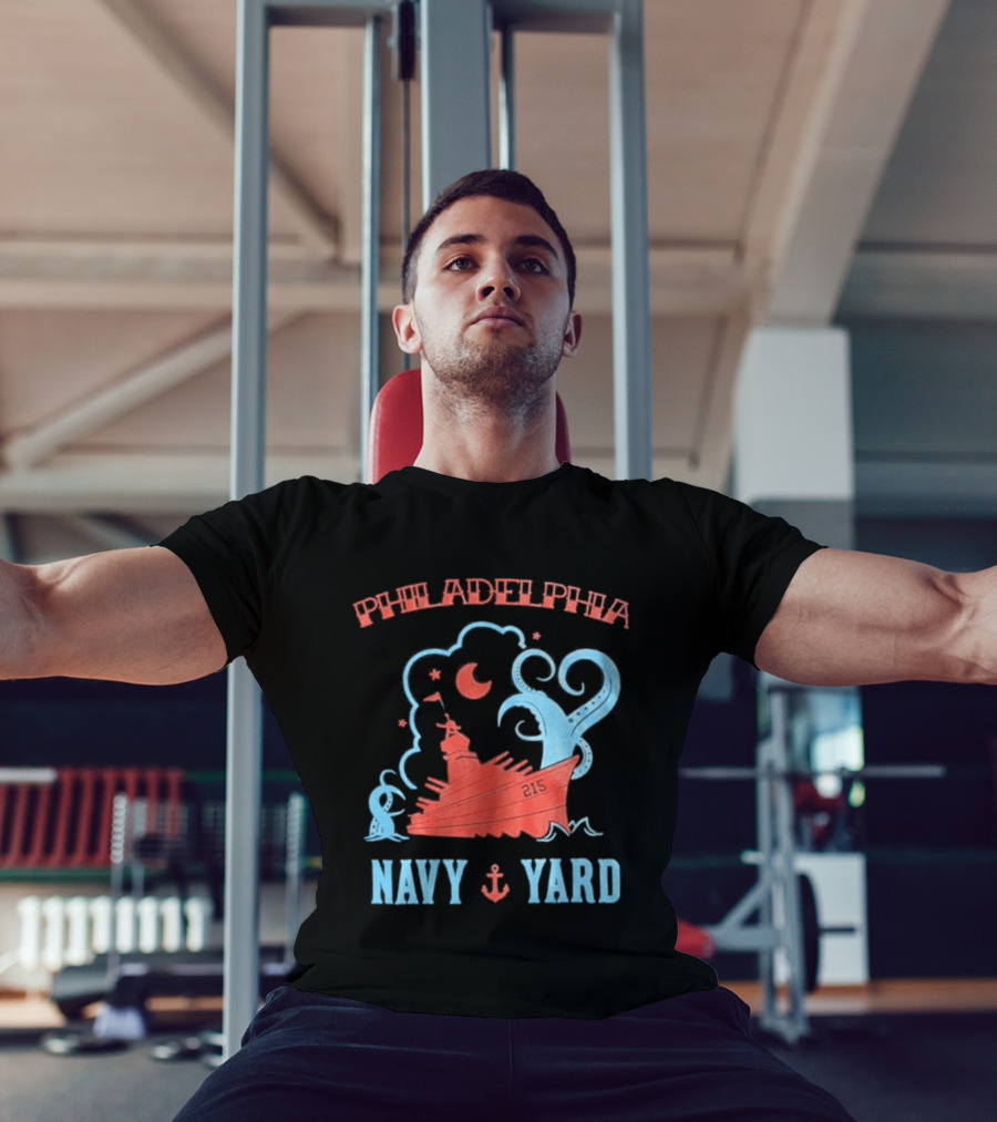 Philadelphia Phillies Navy Yard Anchor Ship T-Shirt
