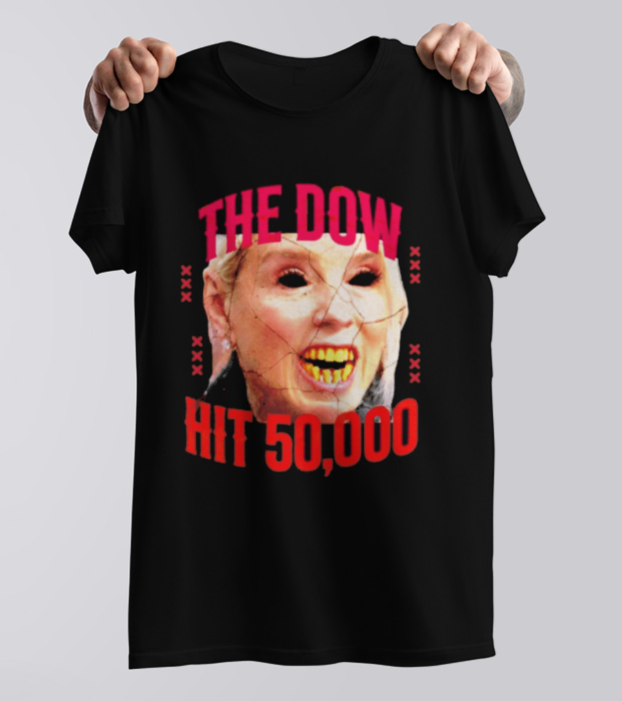 Pam Bondi The Dow Hit 50 000 Protest Epstein Files T-Shirt