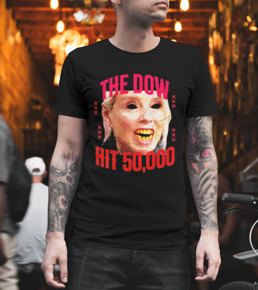 Pam Bondi The Dow Hit 50 000 Protest Epstein Files T-Shirt