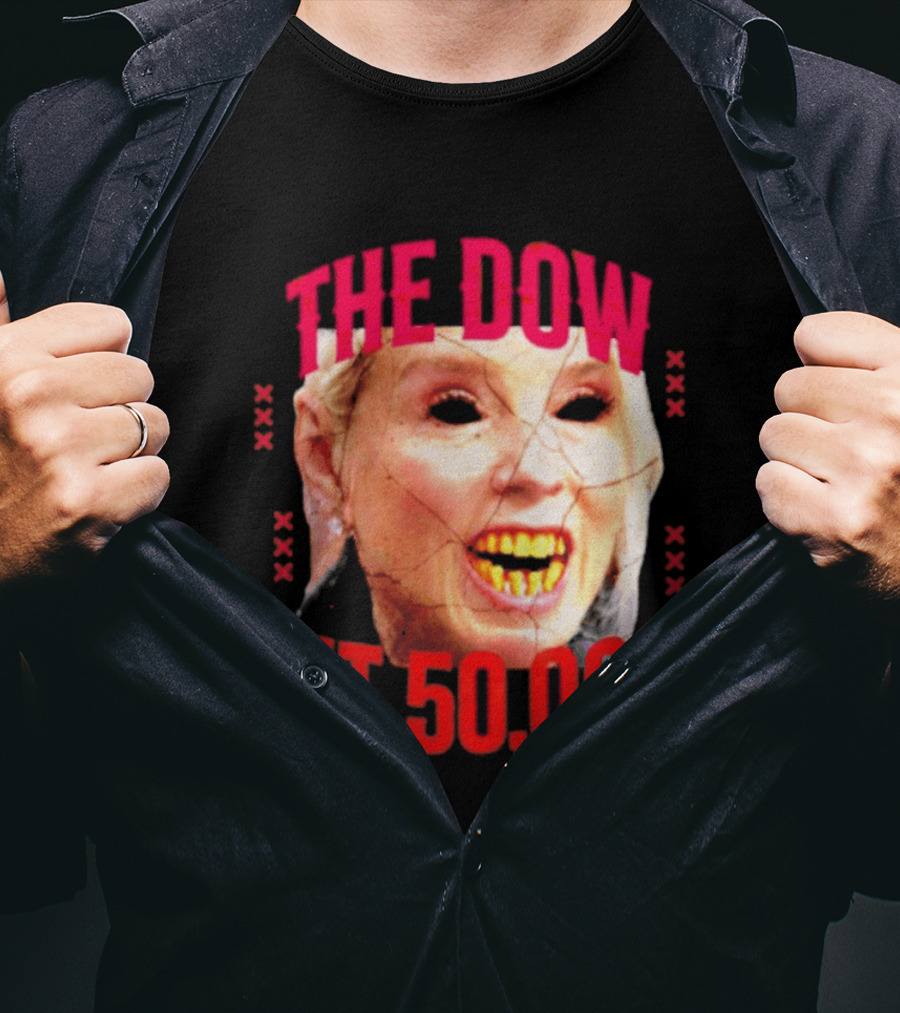 Pam Bondi The Dow Hit 50 000 Protest Epstein Files T-Shirt