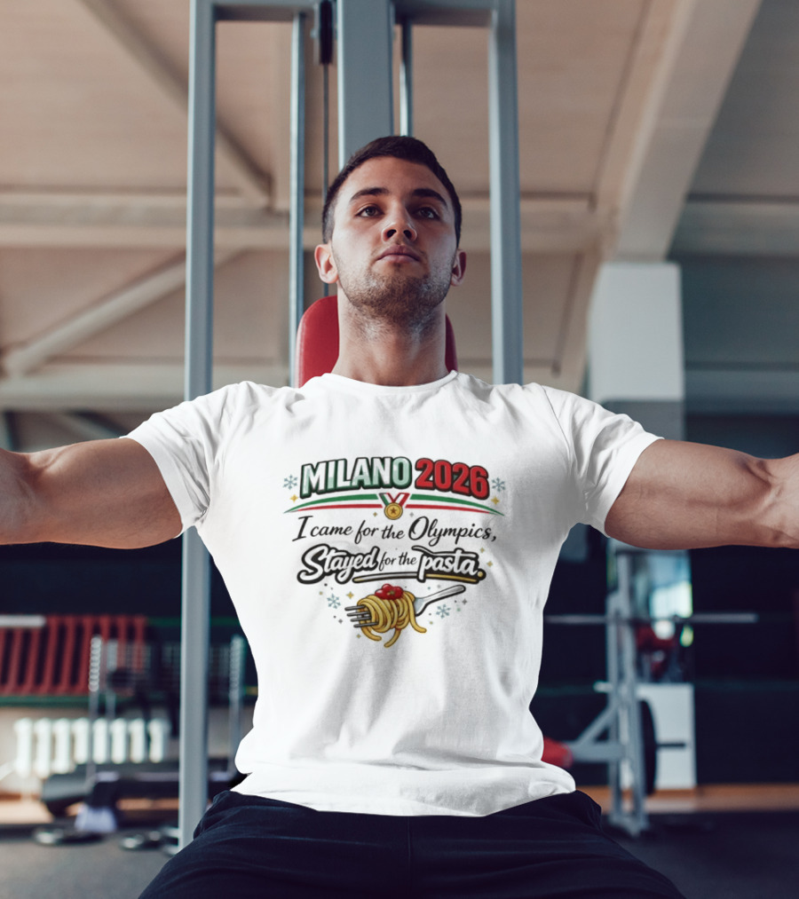 Milano 2026 Olympics Pasta Lover Journey T-Shirt