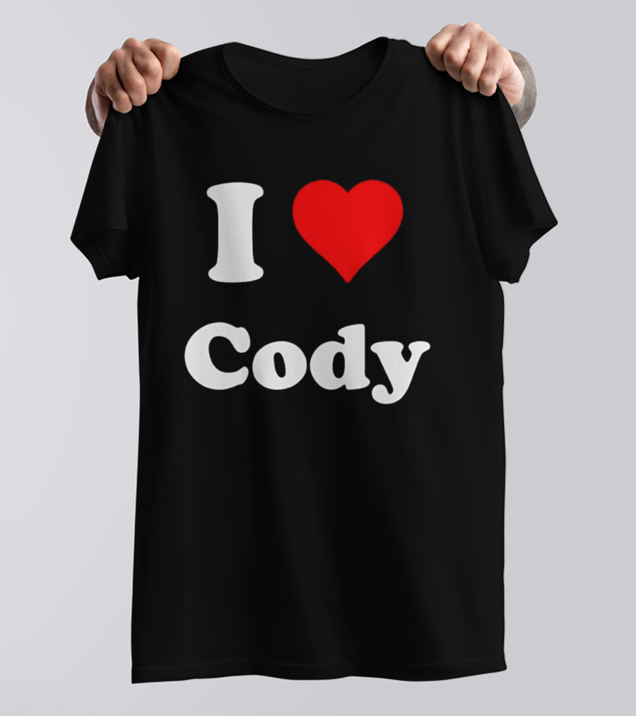 I Love Cody Heart T-Shirt