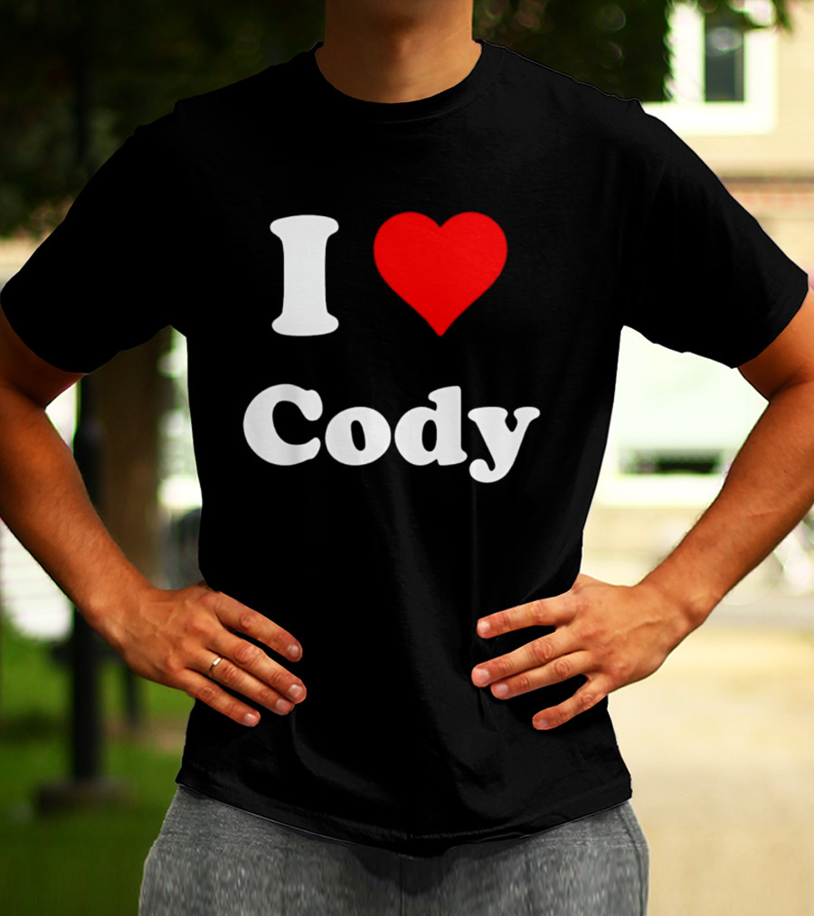 I Love Cody Heart T-Shirt