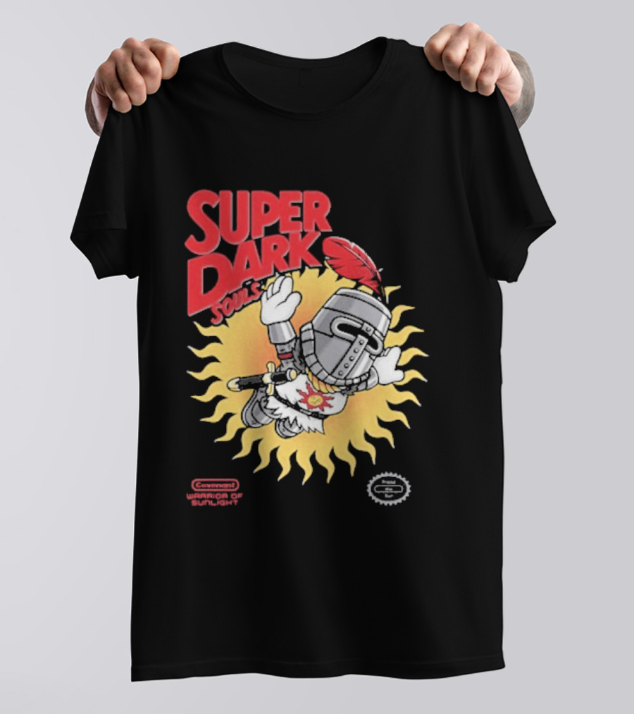 Super Dark Souls Praise The Sun Solaire T-Shirt