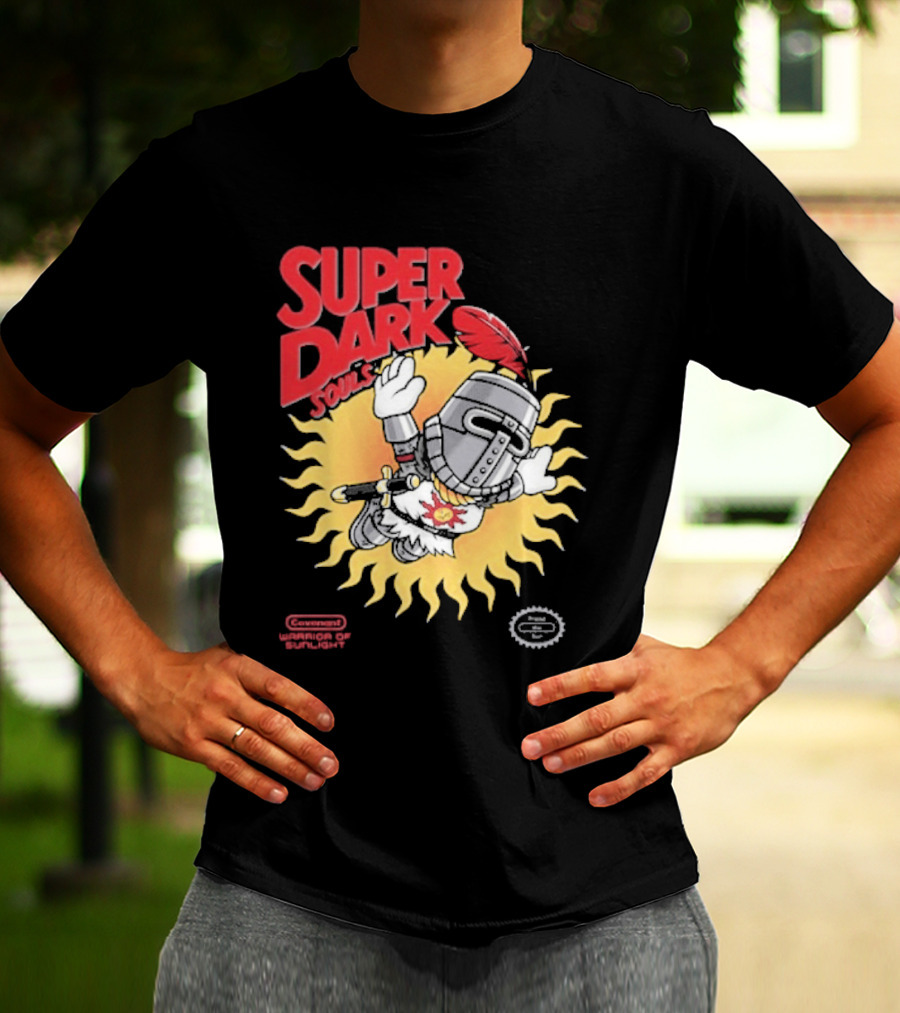 Super Dark Souls Praise The Sun Solaire T-Shirt